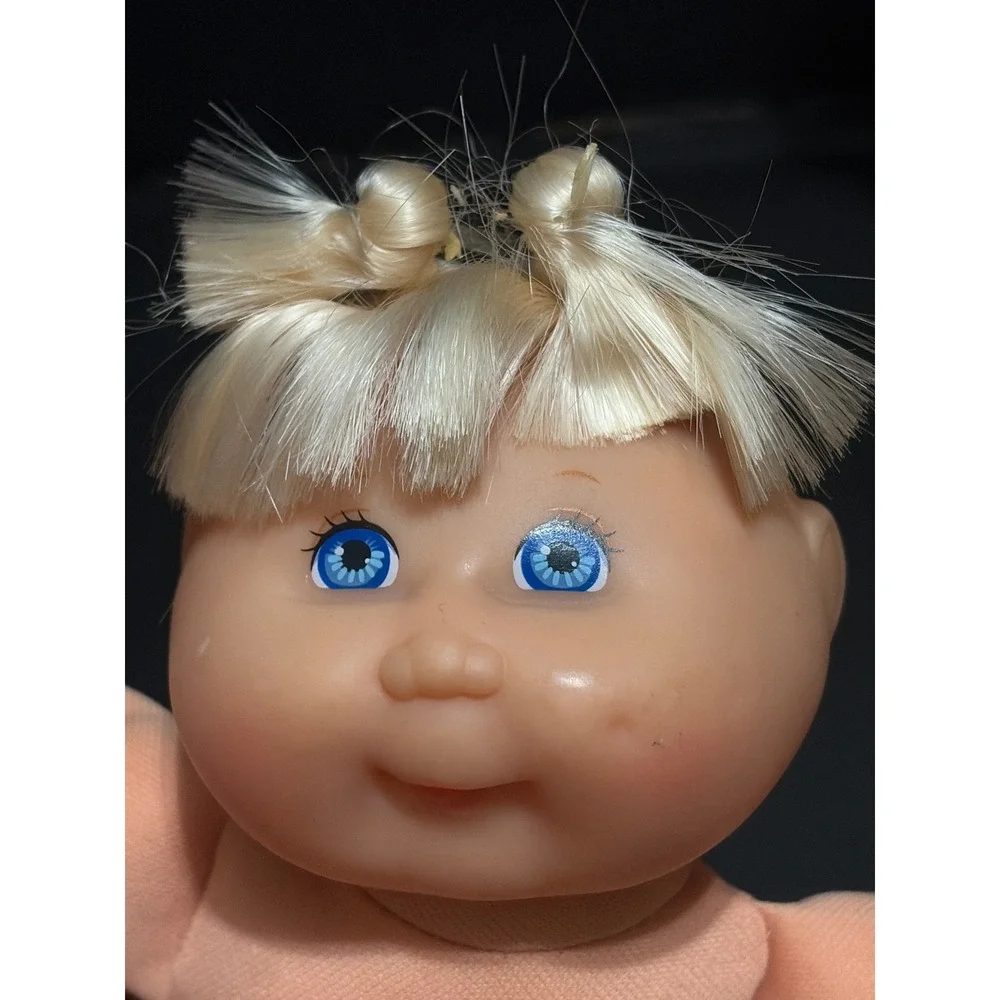 VTG 1996 Mattel Mini Cabbage Patch Kids Doll Lot of 3 Blonde Hair Blue Eyes 8